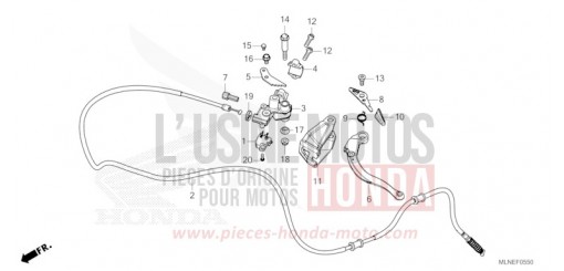 LEVIER DE STATIONNEMENT CRF1100D3S de 2025